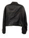 Rag & Bone Size M Black Cotton Blend Coated Button Front Long Sleeve Jacket Black / M
