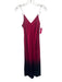 Cami NYC Size XS Pink & Multi Silk Adjustable Strap V Neck Satin Ombre Dress Pink & Multi / XS