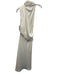 Misha Size 4 White Polyester Sleeveless One Shoulder Cut Out back Maxi Dress White / 4