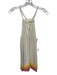 Trina Turk Size L White & Multi Cotton Mini Sleeveless Fringe Detail Top White & Multi / L