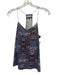 Tibi Size 2 Purple & Multi Poly Blend Straps V Neck Printed Top Purple & Multi / 2