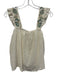 Madewell Size L Cream Cotton Cotton Embroidered Sleeveless Top Cream / L