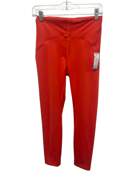 Outdoor Voices Size M Orange Poly Blend Elastic Waist Athletic Leggings Orange / M