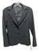 Theory Size S Black Polyester 2 Buttons Front Pockets Blazer Jacket Black / S