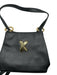 Paloma Picasso Black & Gold Leather Crossbody Strap Snap Closure Bag Black & Gold / S
