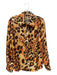 Carlisle Size 6 Brown, Yellow & Orange Silk Animal Print Long Sleeve Top Brown, Yellow & Orange / 6