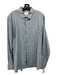 Billy Reid Size XL Light blue Cotton Plaid Button Down Men's Long Sleeve Shirt XL