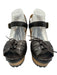 Polo Ralph Lauren Shoe Size 41 Brown & Tan Leather & Wood Platform Sandals Brown & Tan / 41