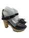 Polo Ralph Lauren Shoe Size 41 Brown & Tan Leather & Wood Platform Sandals Brown & Tan / 41