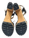 Polo Ralph Lauren Shoe Size 41 Brown & Tan Leather & Wood Platform Sandals Brown & Tan / 41