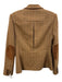 Ralph Lauren Size 6 Beige & Multi Wool Knit Blazer 2 Button Jacket Beige & Multi / 6