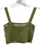Celandine Size XS Sage Green & White Viscose & Nylon Elastic Waist Skirt Set Sage Green & White / XS