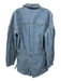 We The Free Size S Light Wash Cotton Denim Long Sleeve Button Front Short Romper Light Wash / S