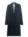 Jigsaw Size 10 Black Wool & Cashmere Trench Darted Button Sleeve Coat Black / 10