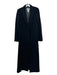 Jigsaw Size 10 Black Wool & Cashmere Trench Darted Button Sleeve Coat Black / 10