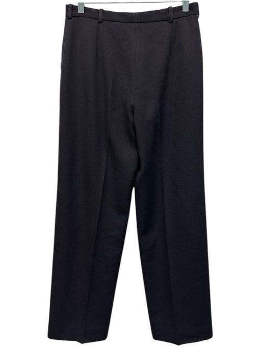 Armani Collezioni Size 4 Dark Brown Virgin Wool Mid Rise hook & zip Pants Dark Brown / 4