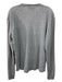 Marine Layer Size M Light Gray Cotton Blend Solid Henley Men's Long Sleeve Shirt M