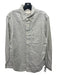 Club Monaco Size M Light Gray Cotton Blend Solid Front Pocket Long Sleeve Shirt M