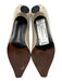 Stuart Weitzman Shoe Size 7 Champagne Beige textile upper Shimmer Low Heel Pumps Champagne Beige / 7
