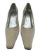 Stuart Weitzman Shoe Size 7 Champagne Beige textile upper Shimmer Low Heel Pumps Champagne Beige / 7