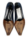 Stuart Weitzman Shoe Size 8.5 Navy Blue textile upper Low Heel Pumps Navy Blue / 8.5