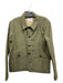 Billy Reid Size S Olive Cotton Blend Solid Button up Men's Jacket S