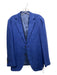 Suitsupply Blue Wool Blend Solid 2 Button Men's Blazer 36S