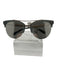 Henri Bendel Grey & Silver Cat Eye Mirrored Sunglasses Grey & Silver