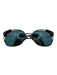 Henri Bendel Black & Blue Matte black hardware Mirrored Sunglasses Black & Blue