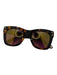 Henri Bendel tortoise Mirrored Yellow Lenses Sunglasses tortoise