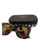 Henri Bendel tortoise Mirrored Yellow Lenses Sunglasses tortoise