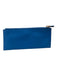 Henri Bendel Blue Grained Leather Zip Gold Hardware Clutch Blue