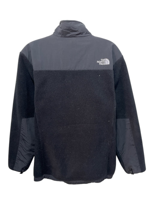 The North Face Size XL Black Nylon Fleece Zip Fabric Block Jacket Black / XL