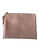 Henri Bendel Dusty Pink Leather Zipper Back Pocket Purse Dusty Pink / Small