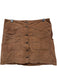 Free People Size 10 light brown Cotton Blend Corduroy Patch Pocket Mini Skirt light brown / 10