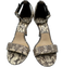 Michael Kors Collection Shoe Size 36 Beige & Gray Embossed Leather Sandals Beige & Gray / 36
