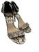 Michael Kors Collection Shoe Size 36 Beige & Gray Embossed Leather Sandals Beige & Gray / 36