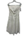 Frame Size XS White Ramie Spaghetti Strap Shirred Gathered Tiered Dress White / XS