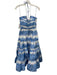Alexis Size XS Blue & White Polyester Spaghetti Strap Tie Dye Halter Tie Dress Blue & White / XS