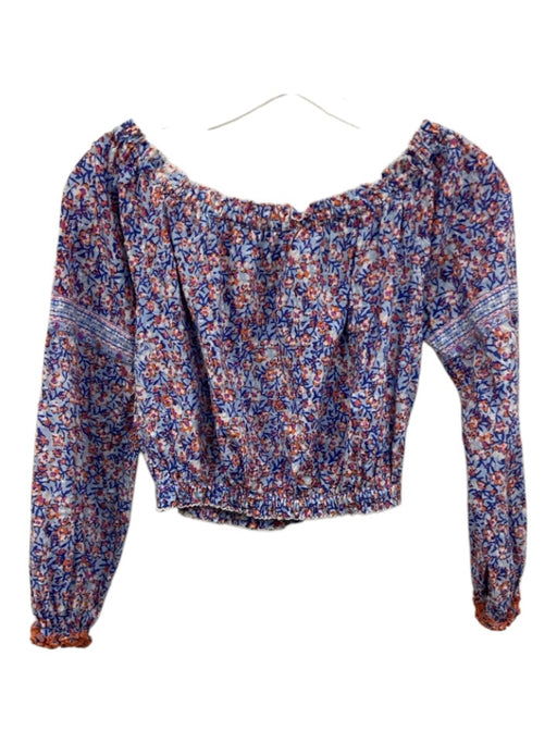 Poupette St. Barth Size XS Blue, Orange, pink Cotton Long Sleeve Skirt Set Blue, Orange, pink / XS