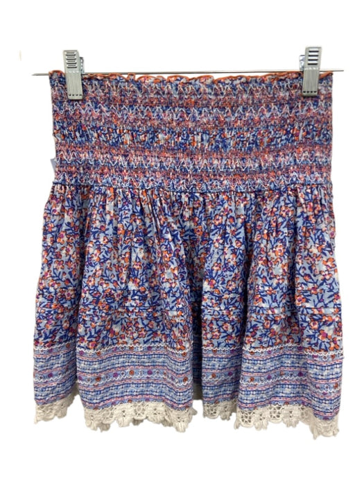 Poupette St. Barth Size XS Blue, Orange, pink Cotton Long Sleeve Skirt Set Blue, Orange, pink / XS