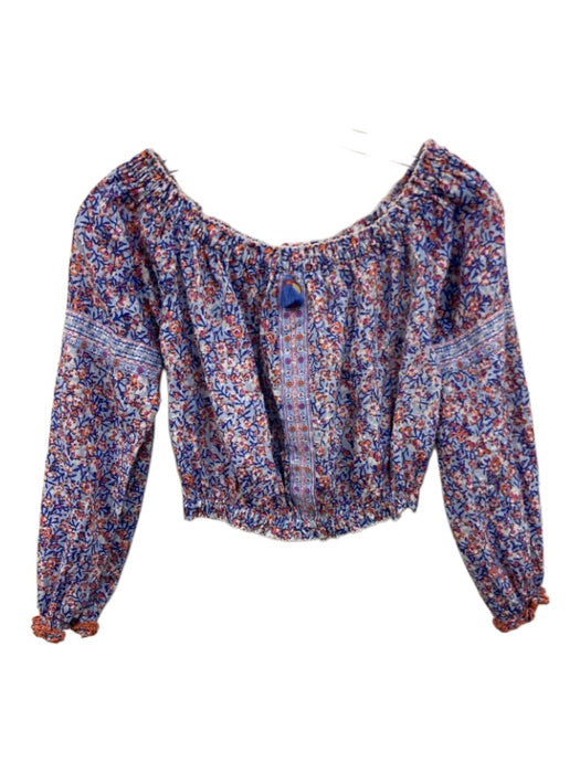 Poupette St. Barth Size XS Blue, Orange, pink Cotton Long Sleeve Skirt Set Blue, Orange, pink / XS