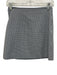Theory Size 00 Blue & Tan Viscose Blend plaid check Side Zip Mini Skirt Blue & Tan / 00