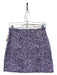 Andamane Size Small Purple, Black, Silver Polyester Blend Pencil Leopard Skirt Purple, Black, Silver / Small