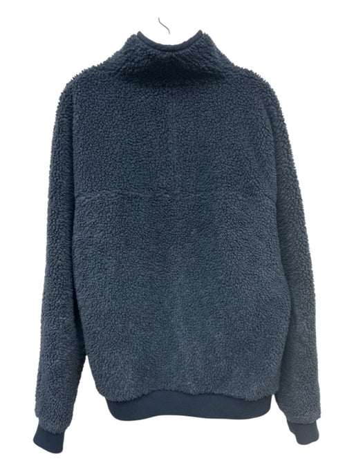 Patagonia Size L Navy Synthetic fleece Button Snap Men's Jacket Navy / L