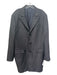 Club Monaco Size 44 Gray Wool Blend Solid Overcoat Men's Jacket 44