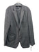 Boss Size 46 Gray Wool Blend Solid Blazer Men's Jacket 46