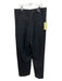 Wilfred Size 14 Black Polyester Blend High Rise Wide Leg Trouser Pants Black / 14