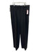 Wilfred Size 14 Black Polyester Blend High Rise Wide Leg Trouser Pants Black / 14