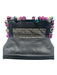 Loeffler Randall Black & Multi Leather Pom Pom Magnetic Close Chain Strap Bag Black & Multi / XS